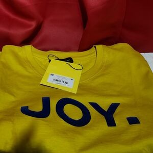Woman Yellow JOY Graphic Tee